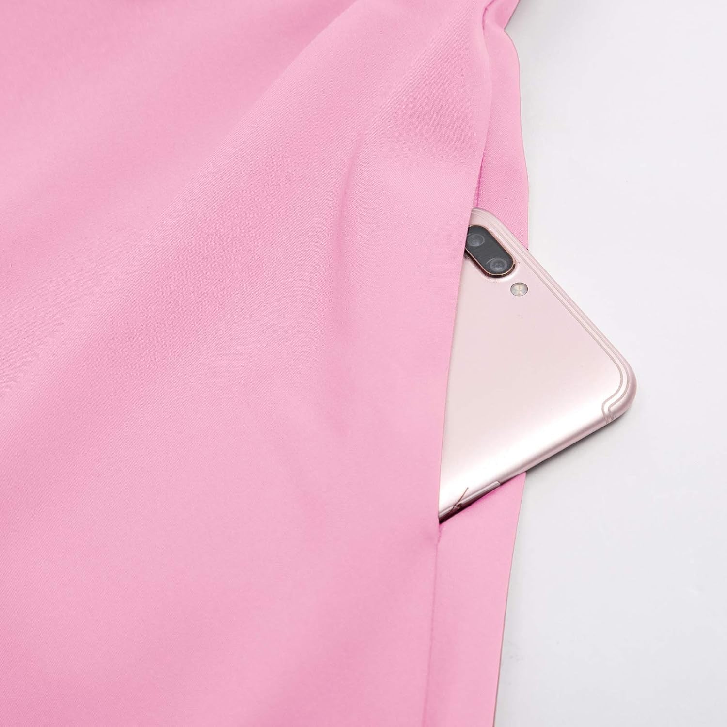 Women'S High Waist A-Line Pockets Skirt Skater Flared Midi Skirt Vinage Skirt