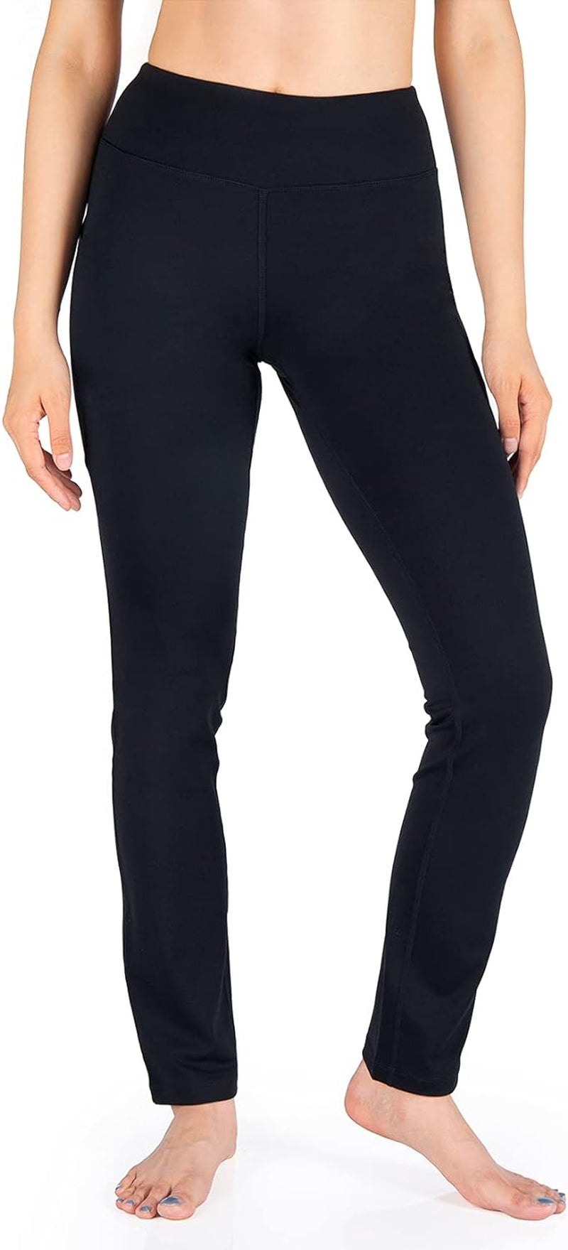 Women'S Petite/Regular/Tall Straight Leg Yoga Pants, Slim Fit Workout Pants