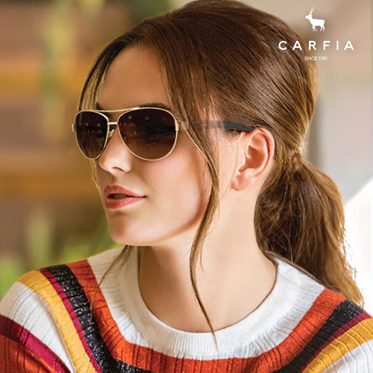 Polarized Sunglasses for Women UV Protection Ultra-Lightweight Comfort Metal Frame Driving Glasses CA3210