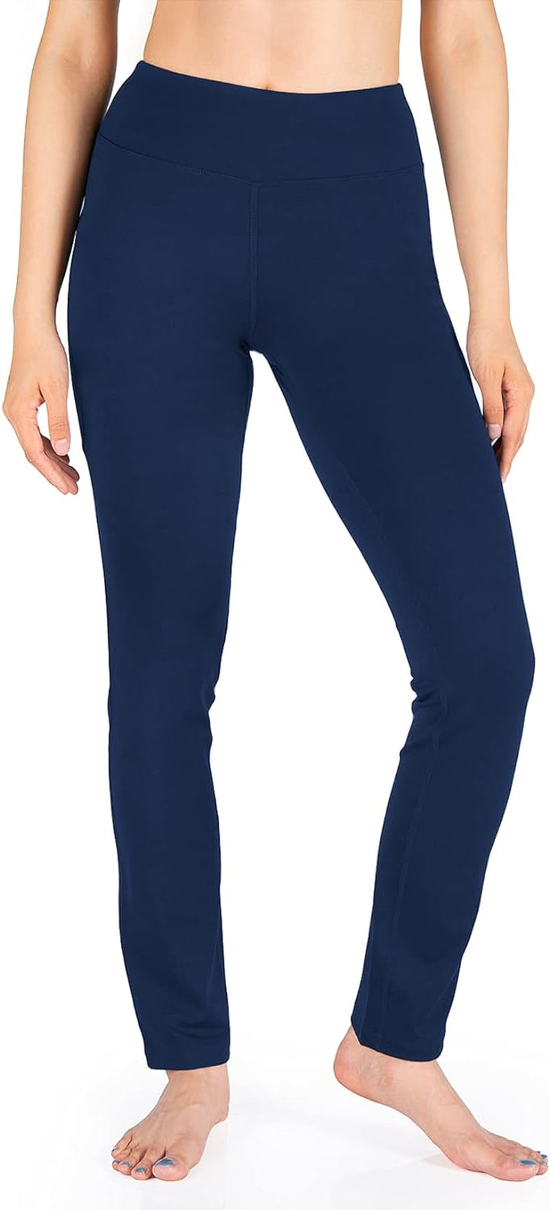 Women'S Petite/Regular/Tall Straight Leg Yoga Pants, Slim Fit Workout Pants