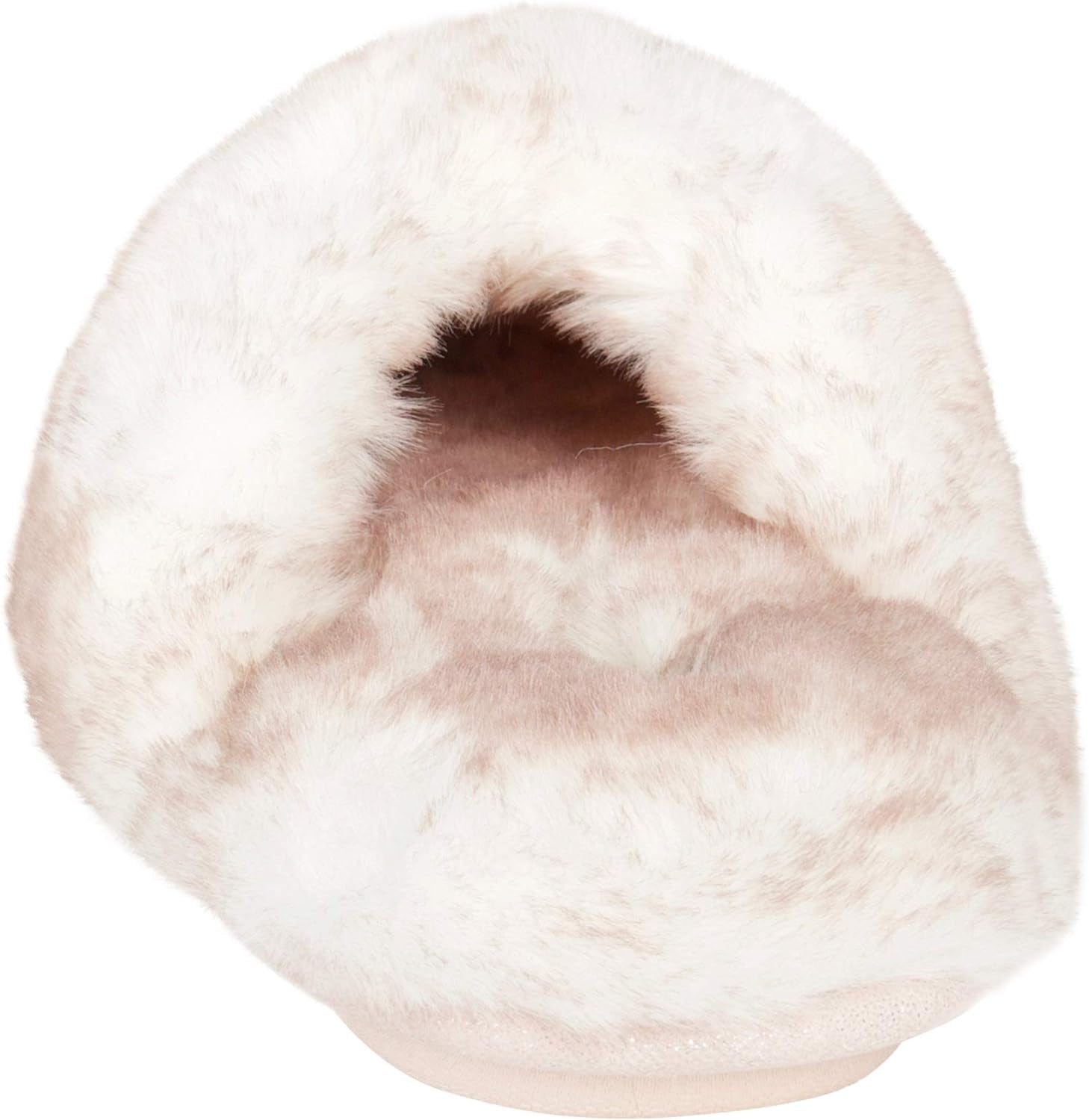 Womens Comfy Faux Fur House Slipper Scuff Memory Foam Slip on Anti-Skid Soleslipper
